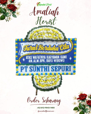 Papan Bunga Duka di Lombok Tengah
