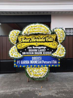Papan Bunga Duka di Lombok Tengah